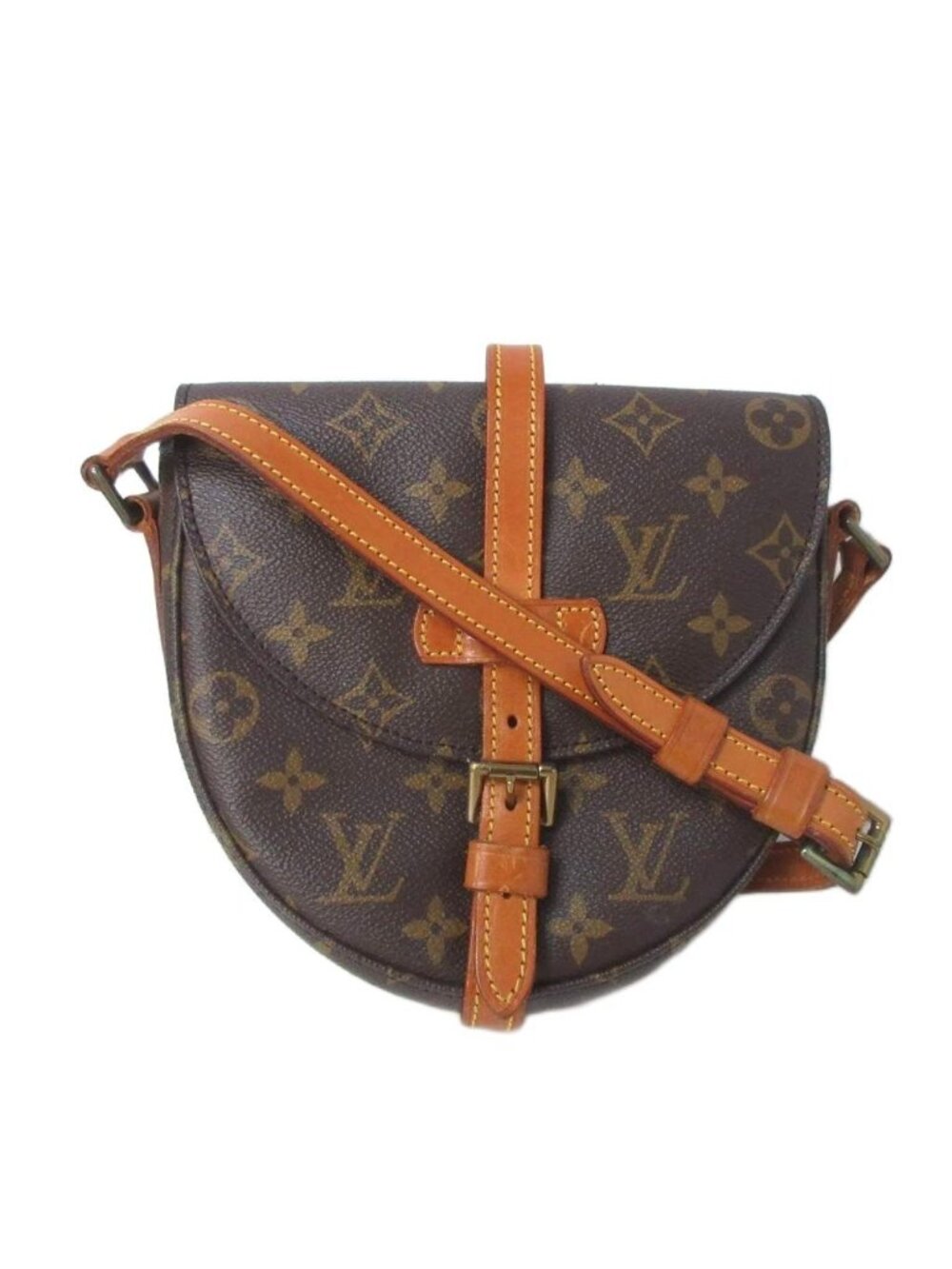 Louis Vuitton Vintage Chantilly PM Shoulder Bag Monogram Brown